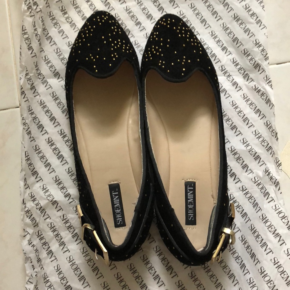 Suede flats